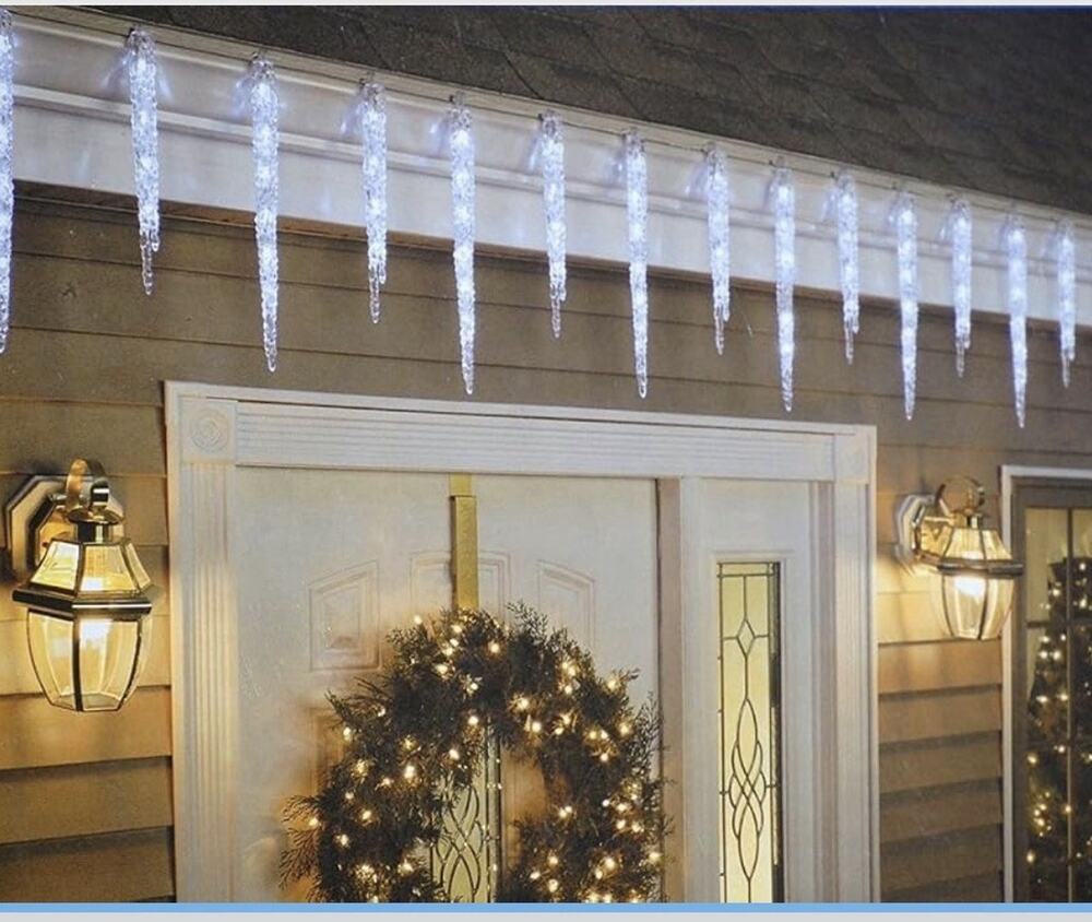 GE 100 LED Twinkling Ice Outdoor Christmas Decoration Missing Box